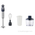 4 su 1 Blender manuale in acciaio inossidabile da 800 W